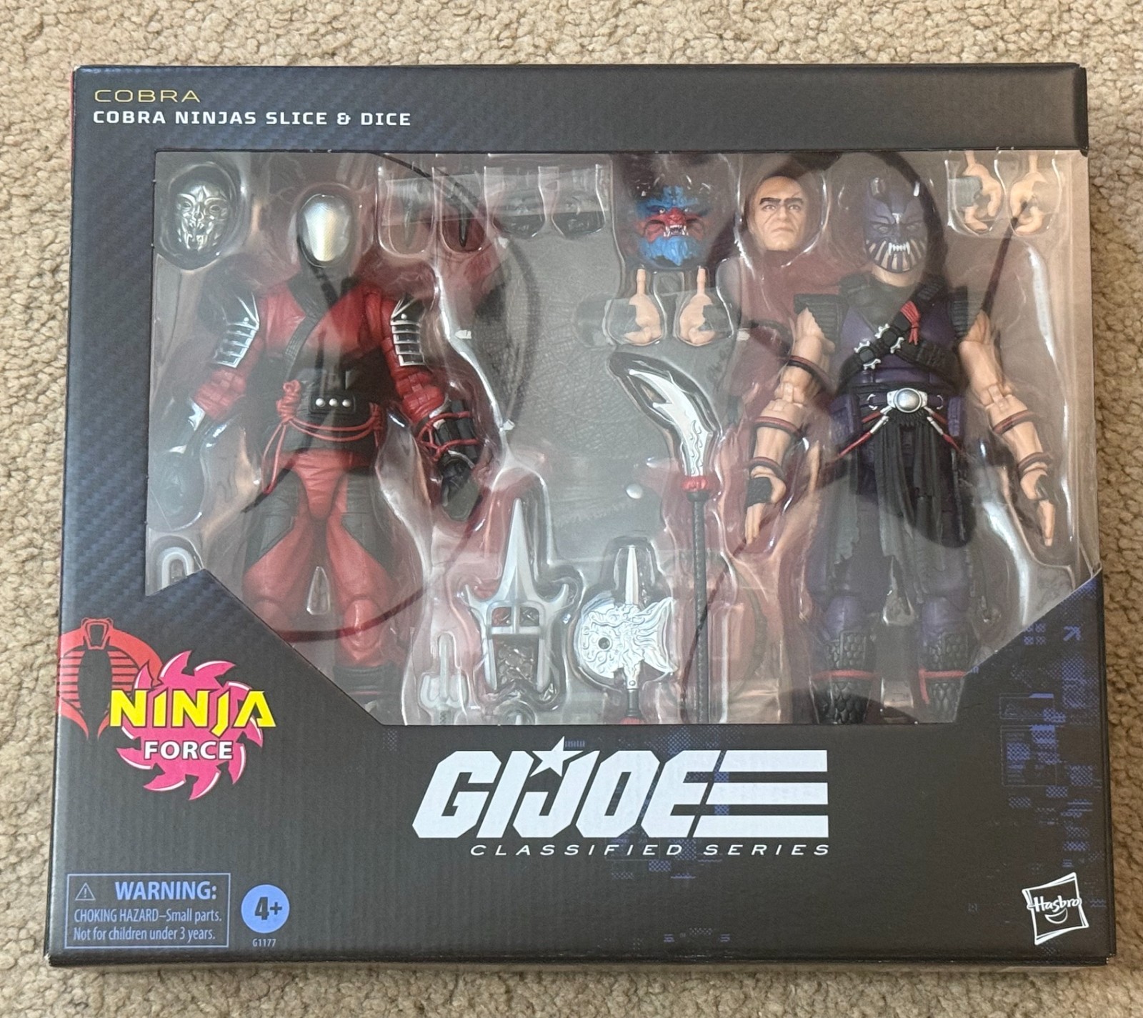 GI JOE CLASSIFIED #160 NINJA FORCE SLICE AND DICE NEW 🔥FREE SHIPPING🔥