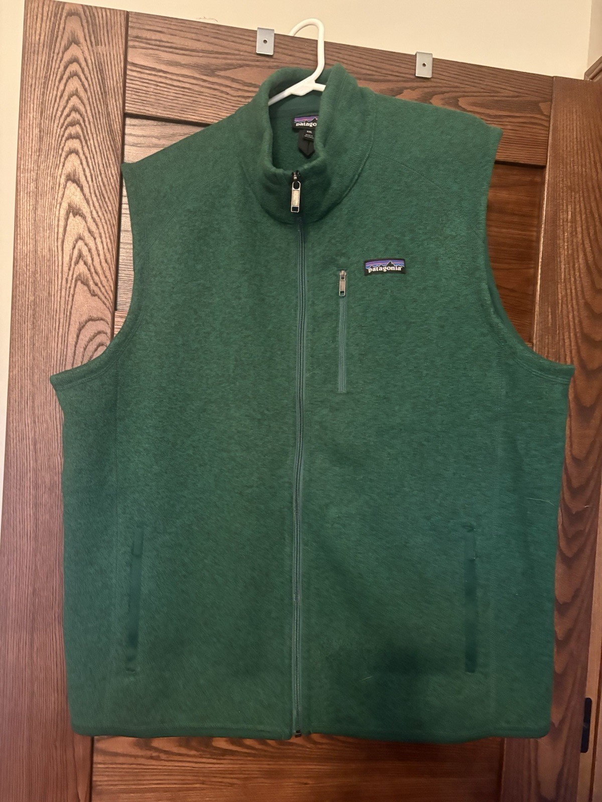Patagonia Better Sweater Men’s XL Green Full Zip Vest w/ Pockets Patagonia Better Sweater Men’s XL Green Full Zip Vest w/ Pockets
