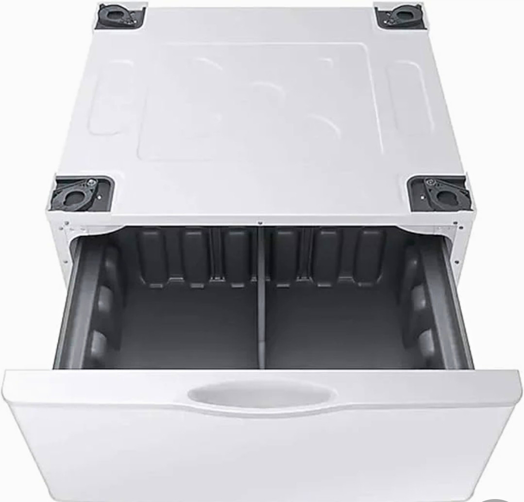 SAMSUNG 27-Inch Washer Dryer Pedestal Stand, WE402NW/A3, White 