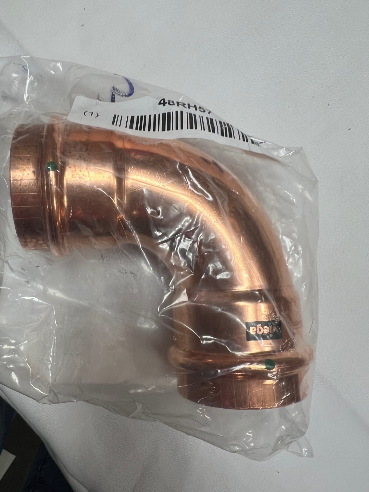 Viega ProPress 2 in. Press Copper 90-Degree Elbow 77042 Viega ProPress 2 in. Press Copper 90-Degree Elbow 77042