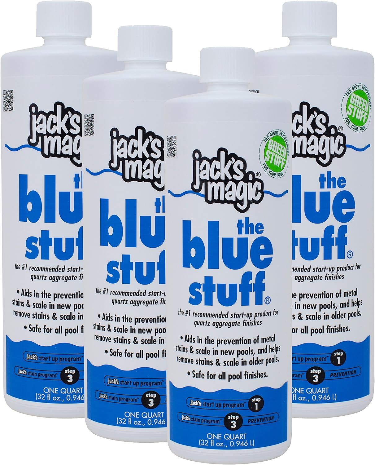 Jack's Magic The Blue Stuff 32oz. (Pack of 4)