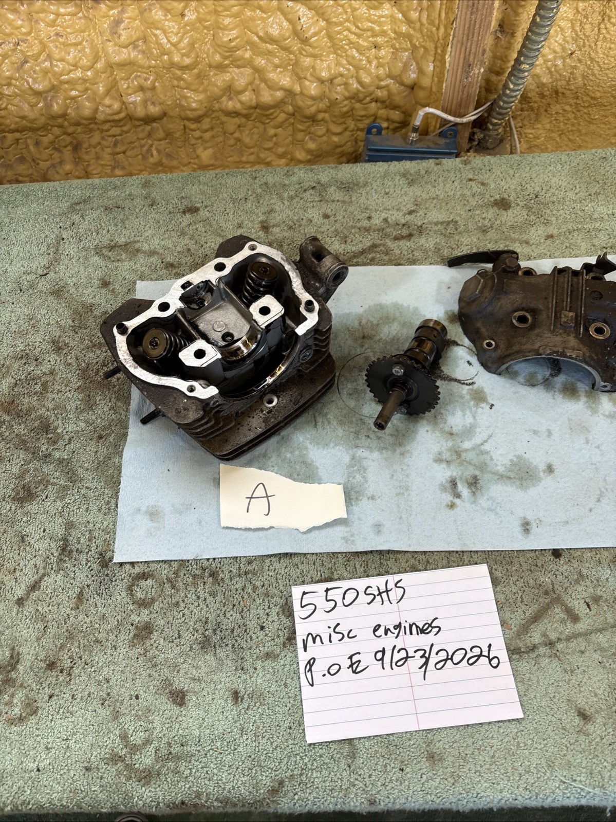 1984 Honda Atc 200 S Cylinder Head Camshaft Assembly 550 1984 Honda Atc 200 S Cylinder Head Camshaft Assembly 550