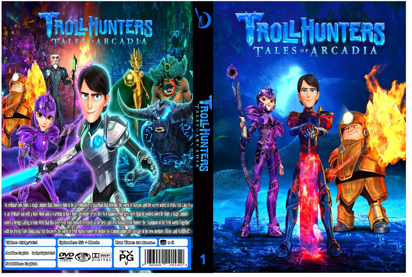 Trollhunters: Tales of Arcadia Animated Series Season 1-3 + Movie English Audio Trollhunters: Tales of Arcadia Animated Series Season 1-3 + Movie English Audio