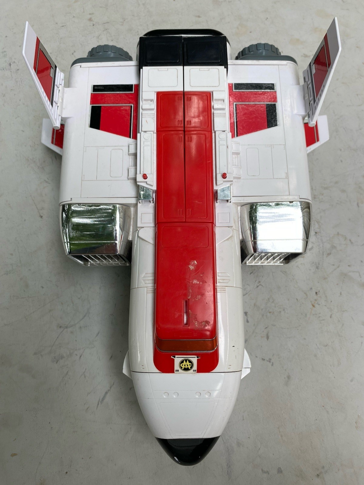 Vintage 1985 Bandai Dengeki Sentai Changeman Big Scale Shuttle Base Vintage 1985 Bandai Dengeki Sentai Changeman Big Scale Shuttle Base