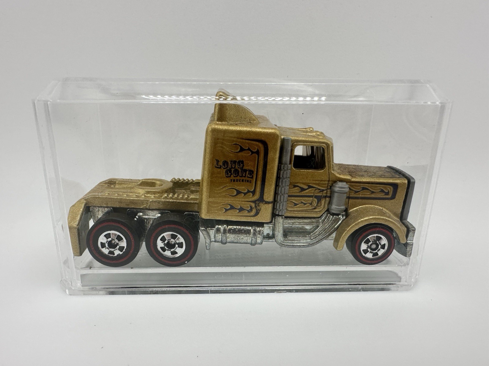 Vtg Hot Wheels Red Line Malaysia 1982 Long Gone Semi Cab Vtg Hot Wheels Red Line Malaysia 1982 Long Gone Semi Cab