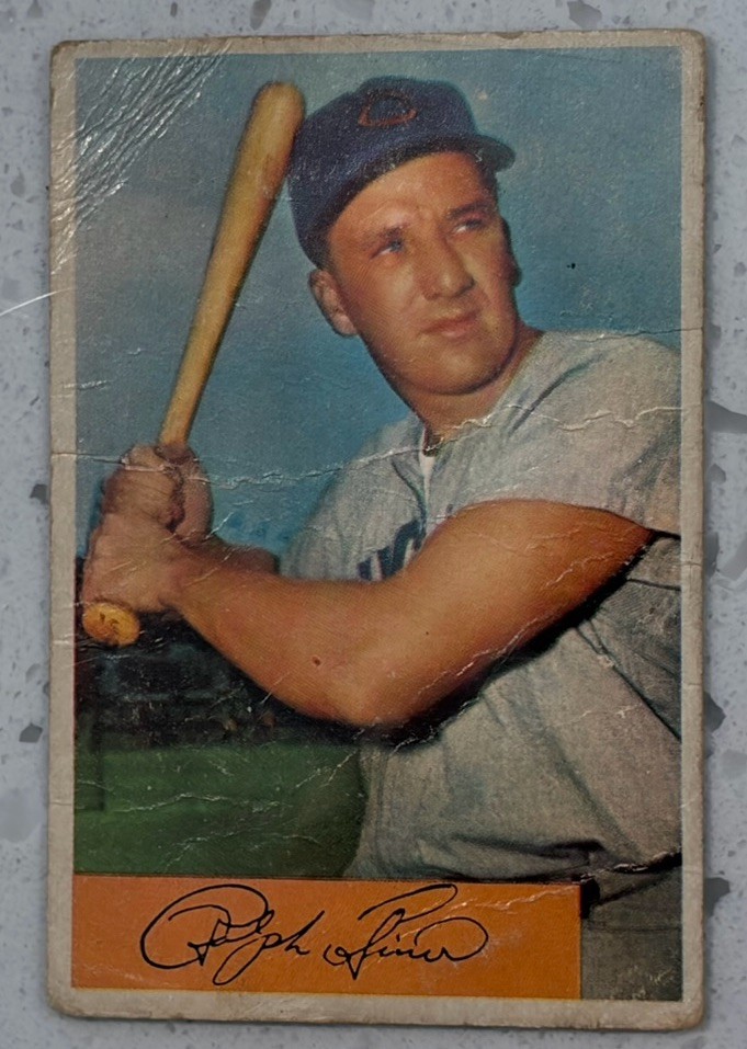 1954 Bowman Ralph Kiner #45 Low Grade 1954 Bowman Ralph Kiner #45 Low Grade
