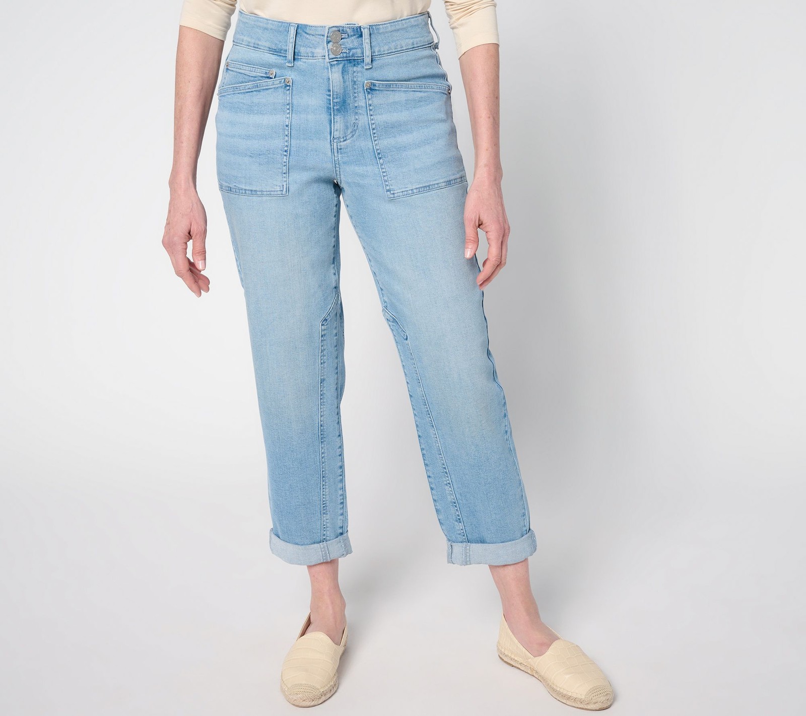 LEGO Women\'s Pants Sz 14 Indigo Straight Leg Ankle Jeans Blue A683882