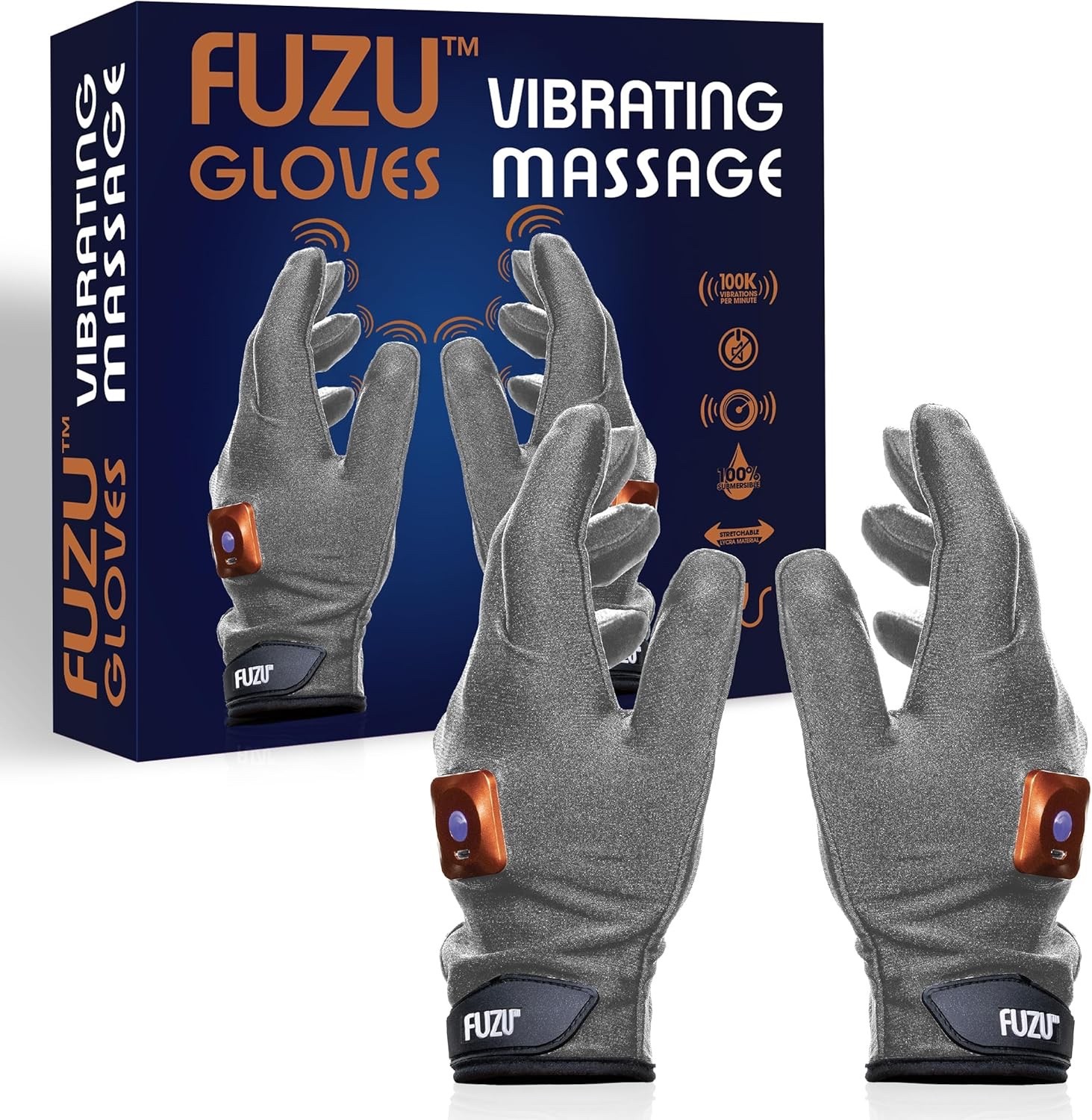 Fuzu Vibrating Massage Glove SIZE \ Fuzu Vibrating Massage Glove SIZE \