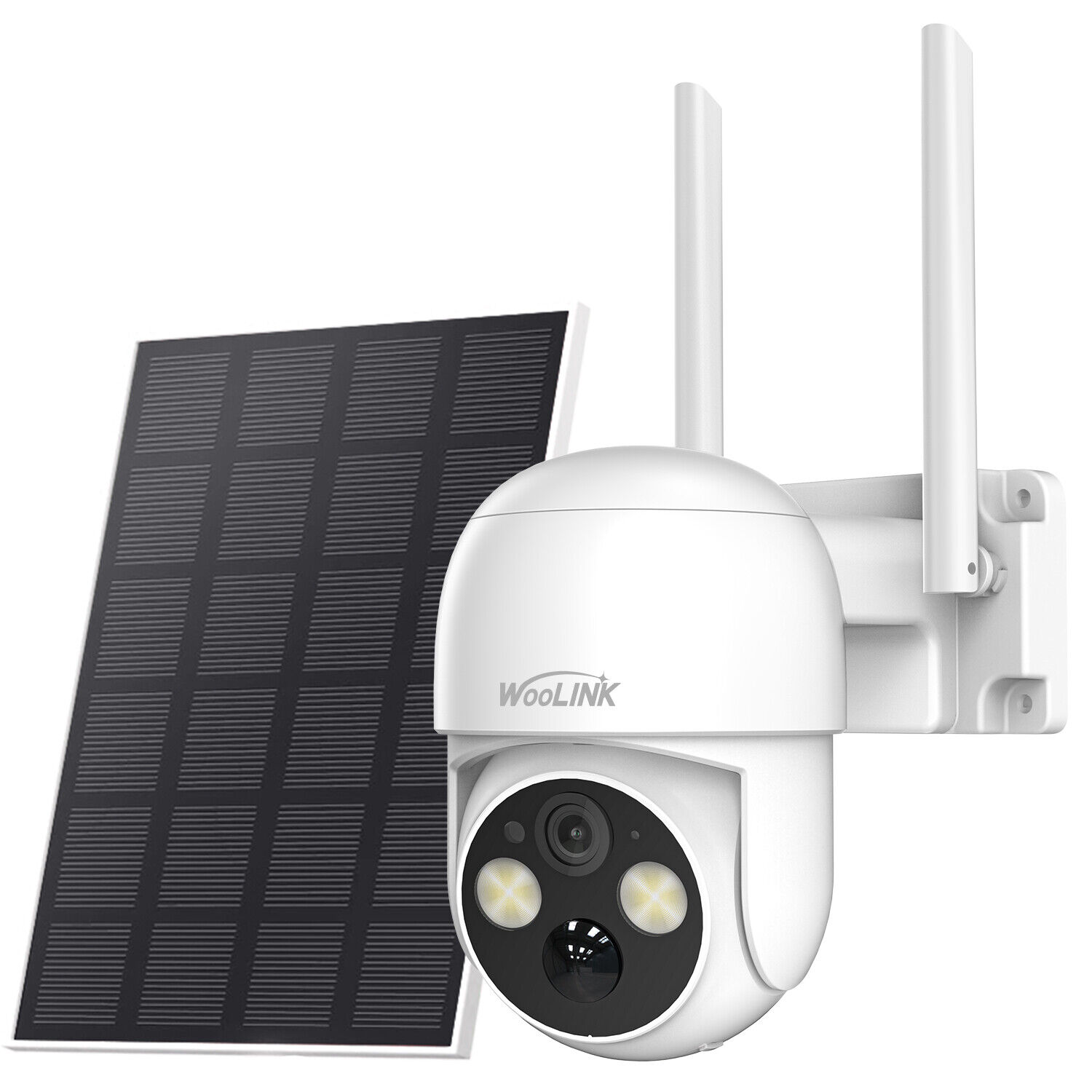 4MP Wireless Solar Camera 2.5K WiFi Solar Security Camera System 360° Panoramic