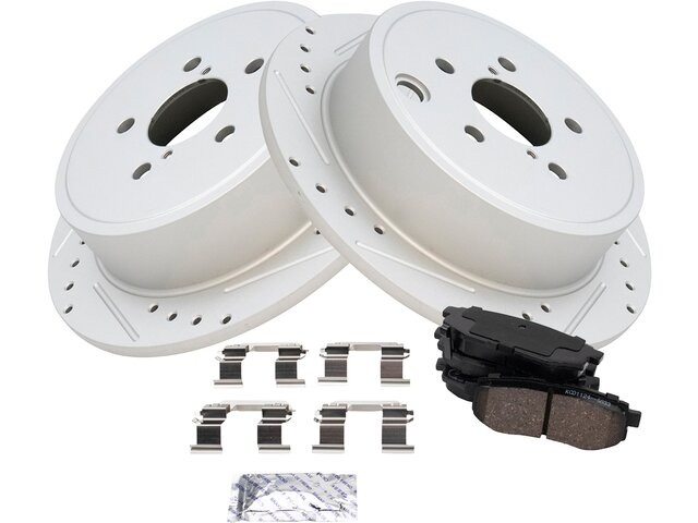 Rear Brake Pad and Rotor Kit For 10-15 Subaru BRZ Legacy 3.6R Limited HB72V8