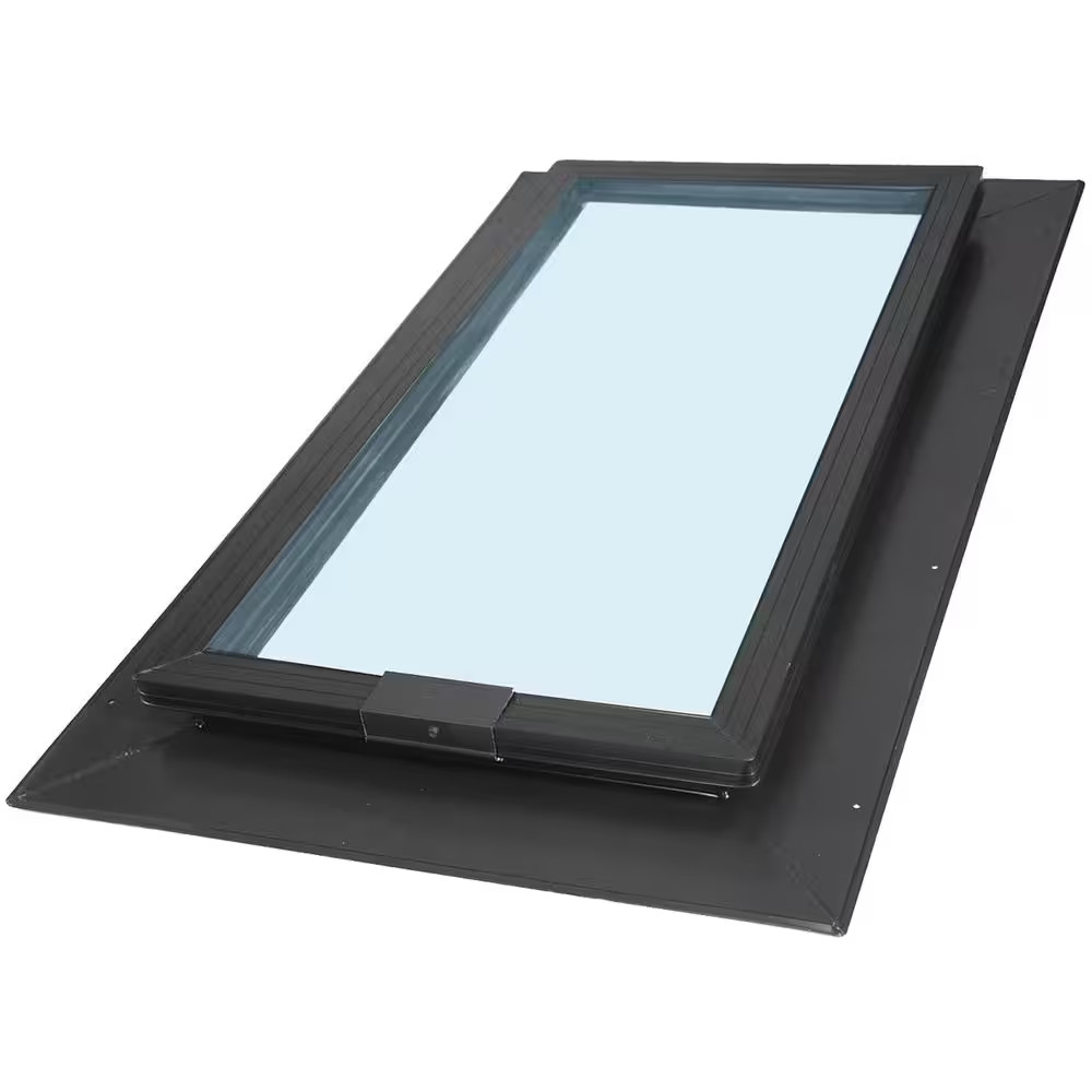 Sun-Tek FGC-1733 14x30 Skylight 14-1/2 x 30-1/2 Fixed Self-Flashing Tempered