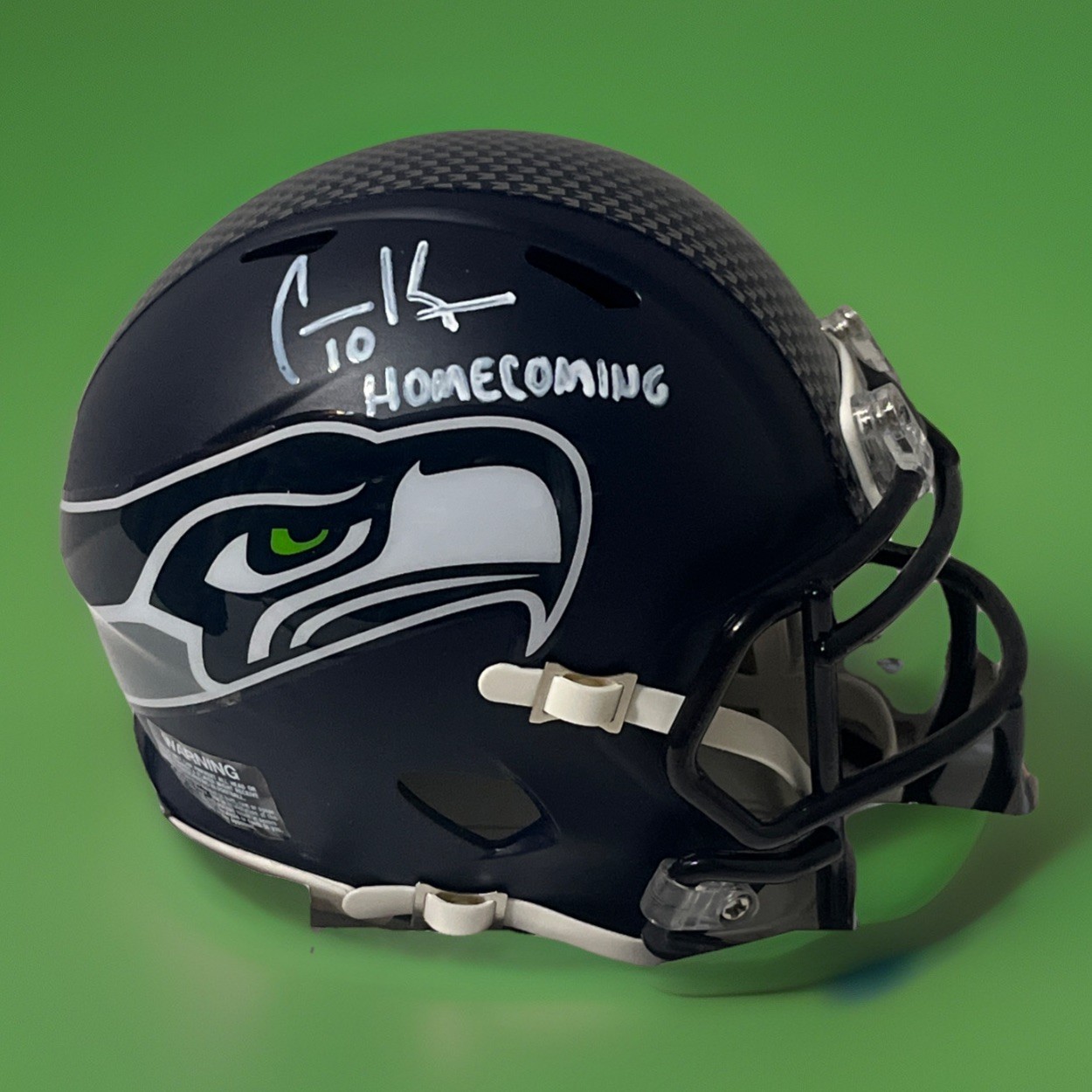 Cooper Kupp Signed Authentic Seahawks Mini Helmet Homecoming Inscription BSA COA Cooper Kupp Signed Authentic Seahawks Mini Helmet Homecoming Inscription BSA COA