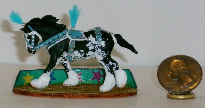 OOAK LSQ Circus Tack Set & OOAK LSQ CM Breyer Collecta Micro Mini by Lindy
