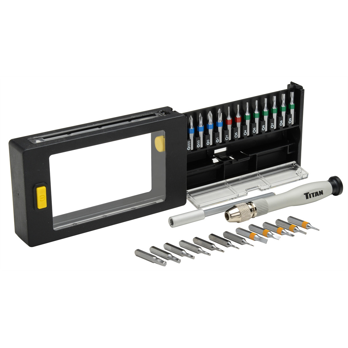 TITAN 26-PC PRECISION BIT AND DRIVER SET 16028 TITAN 26-PC PRECISION BIT AND DRIVER SET 16028