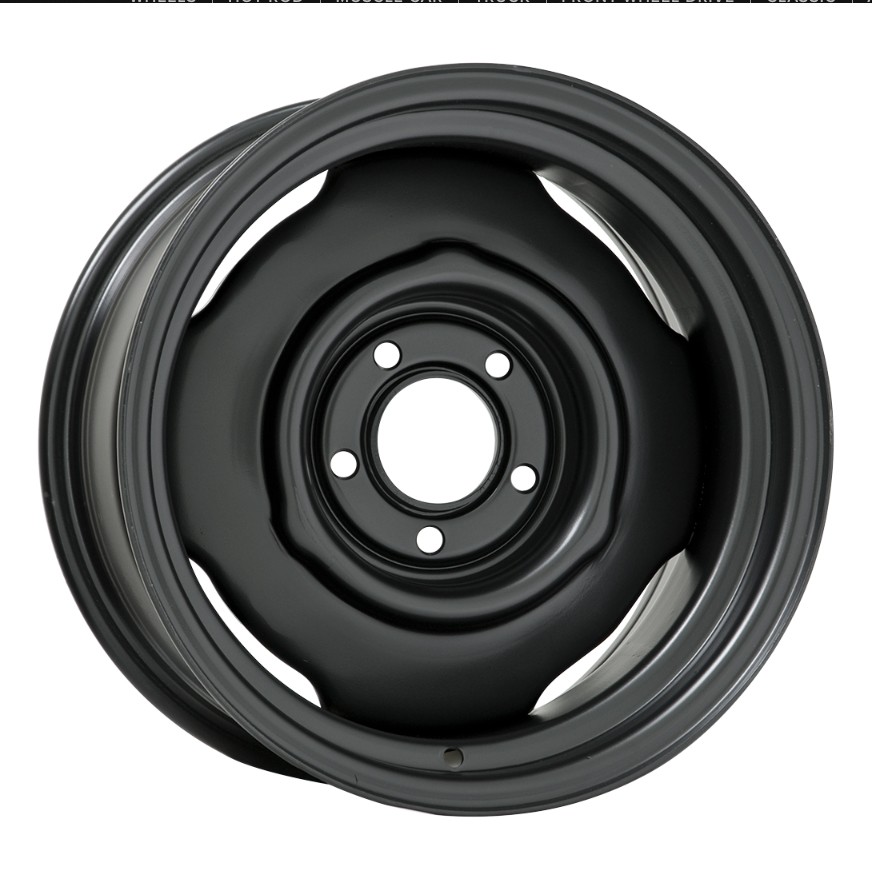 WHEEL VINTIQUES 63 Series OE Chrysler 15X7 5X114.3 ET6 Satin Black (Qty of 1)
