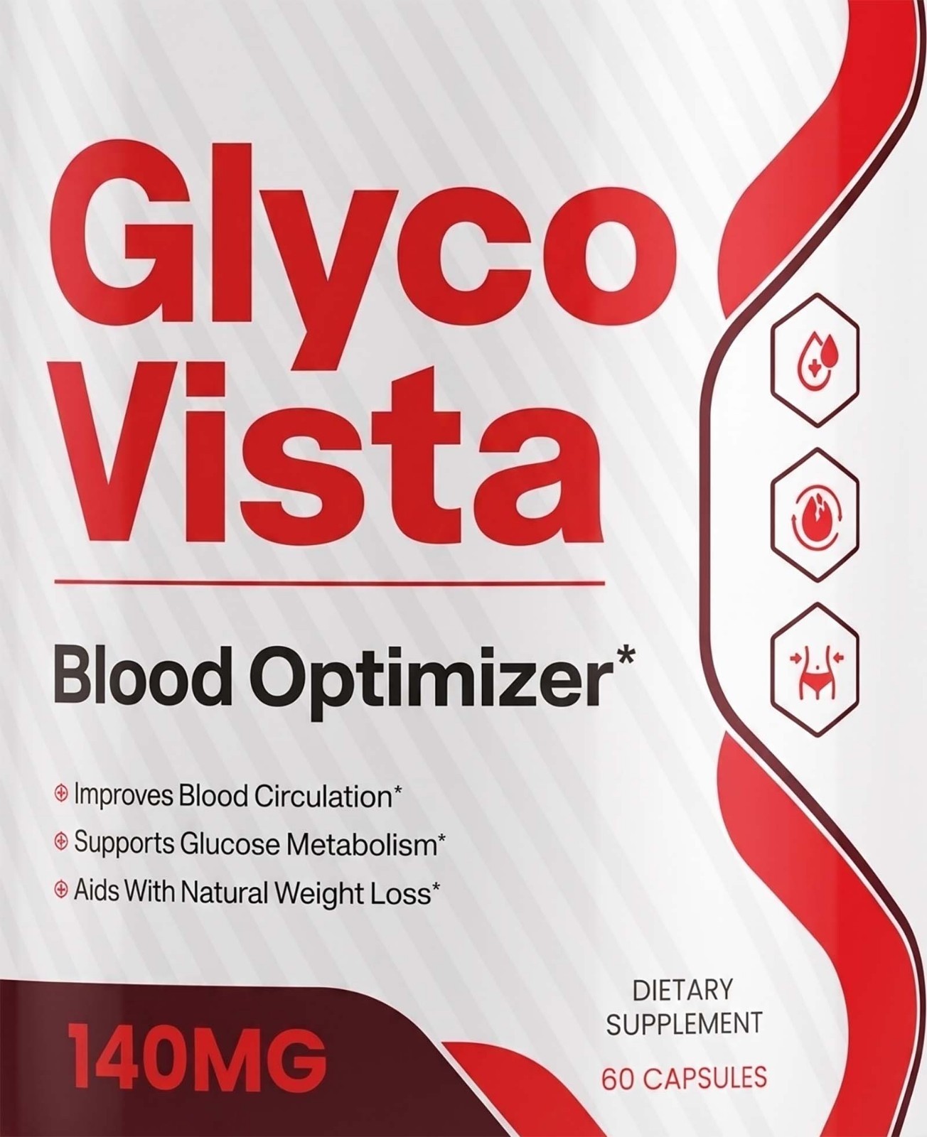 GlycoVista Blood Health Support Dietary Supplement 60 Capsules of Glyco Vista GlycoVista Blood Health Support Dietary Supplement 60 Capsules of Glyco Vista