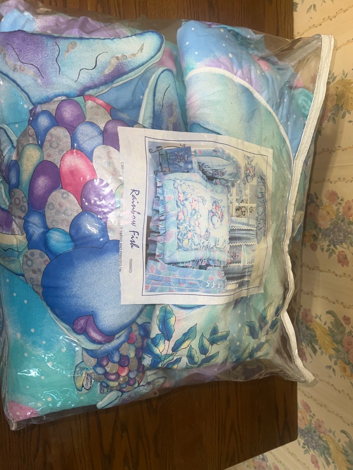 vintage 1992 rainbow fish nursery set vintage 1992 rainbow fish nursery set