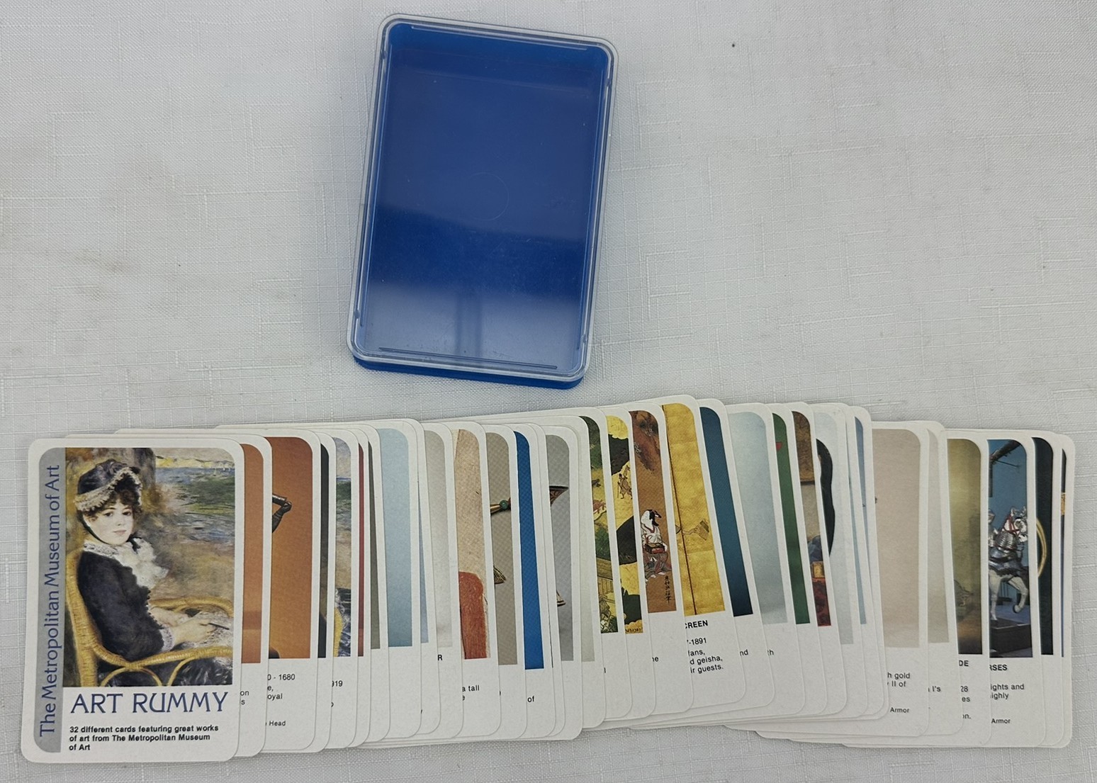 Metropolitan Museum of Art Vintage Art Rummy Card Game West Germany Complete