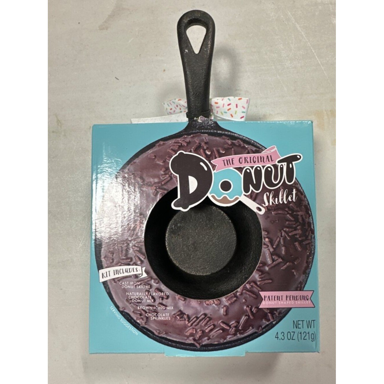 Kit original Donut Skillet para preparar donas de chocolate , que incluye una mi Kit original Donut Skillet para preparar donas de chocolate , que incluye una mi