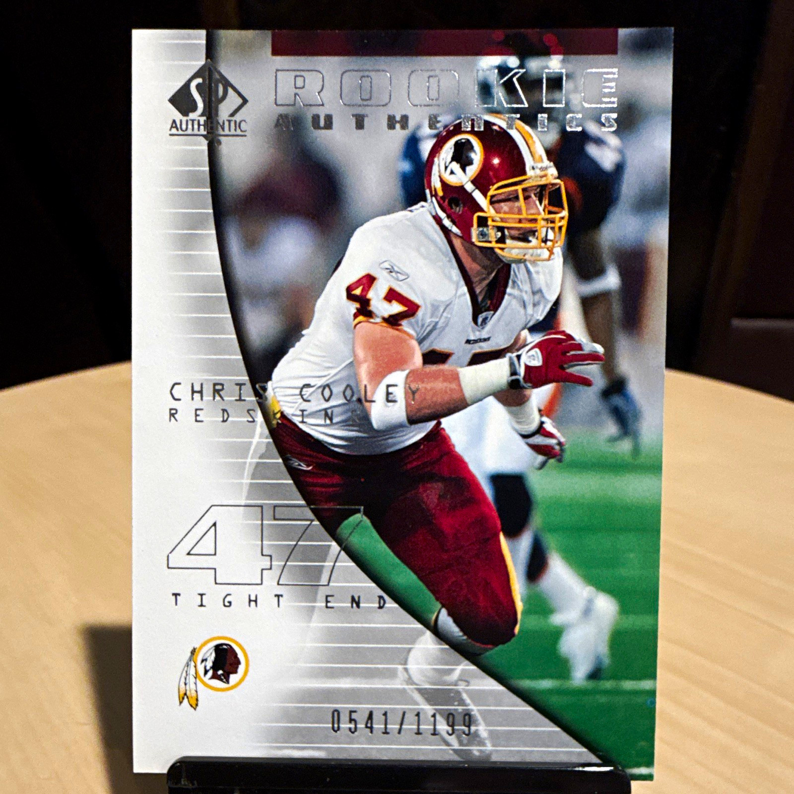 Upper Deck 2004 SP Authentic Rookie Authentics Chris Cooley #97 541/1199 Upper Deck 2004 SP Authentic Rookie Authentics Chris Cooley #97 541/1199