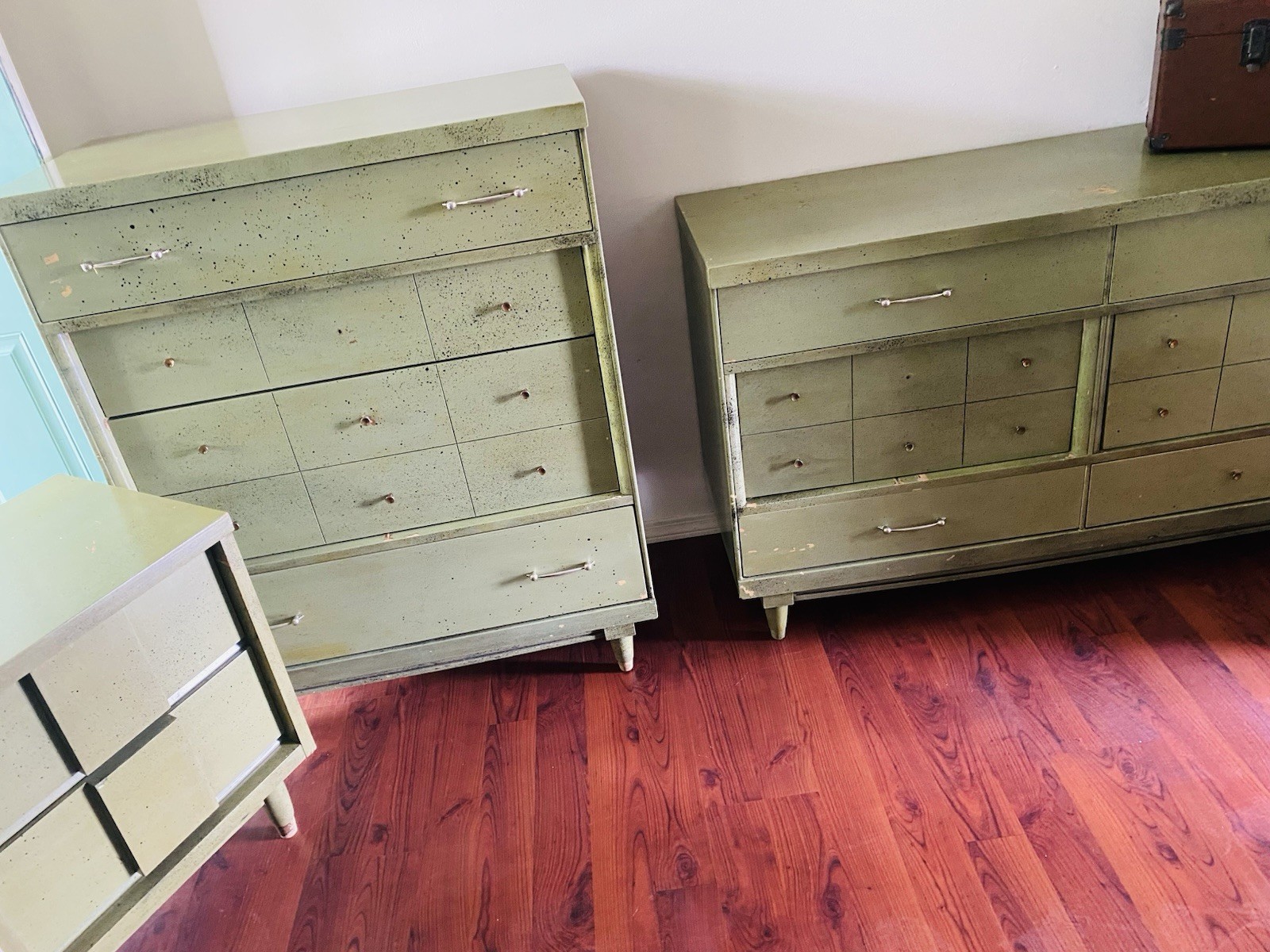 Rare Vintage Mid Century Modern  5-Piece Set By Sieling Modern 905 “Spatter”