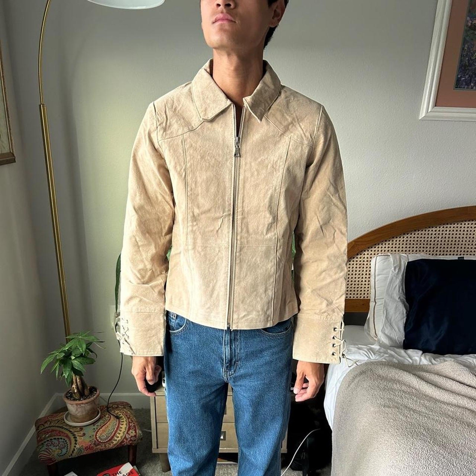 Vintage y2k limited too suede Jacket Kids XXL