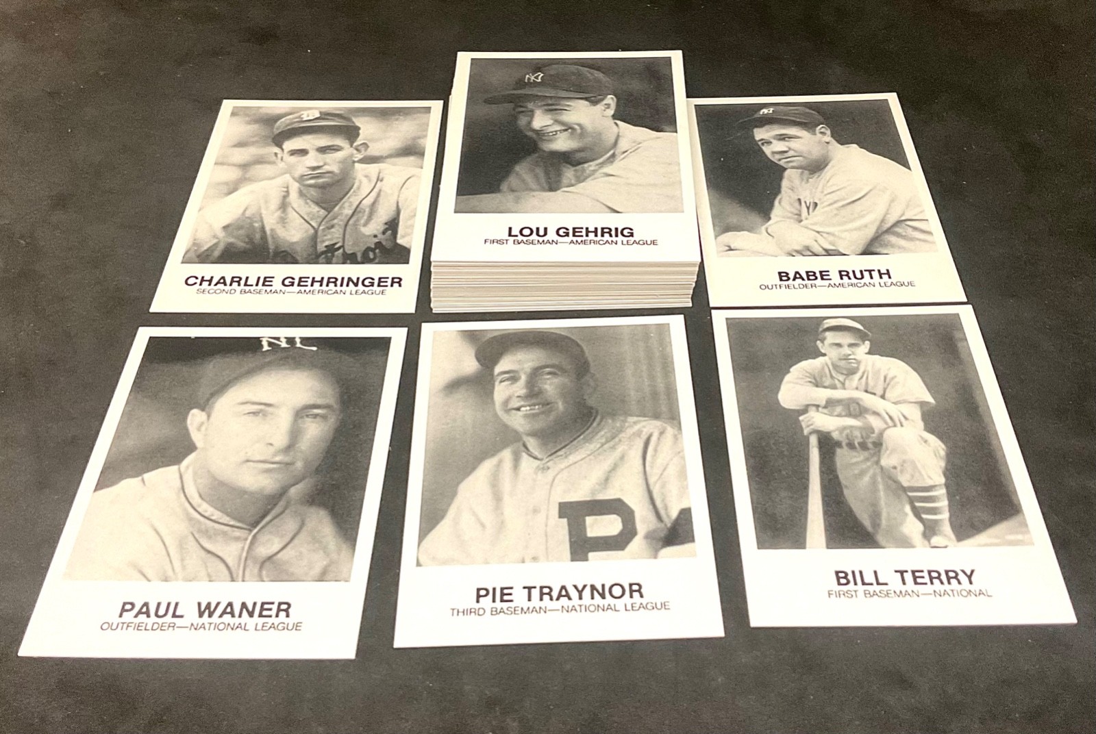 1983 TCMA Renata Galasso 1933 All-Stars - 45 Card Complete Set -Ruth, Gehrig ++ 1983 TCMA Renata Galasso 1933 All-Stars - 45 Card Complete Set -Ruth, Gehrig ++