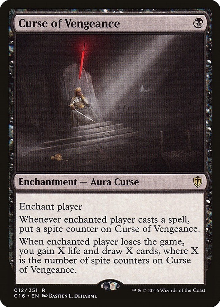 Curse of Vengeance Commander 2016 NM 12 Curse of Vengeance Commander 2016 NM 12