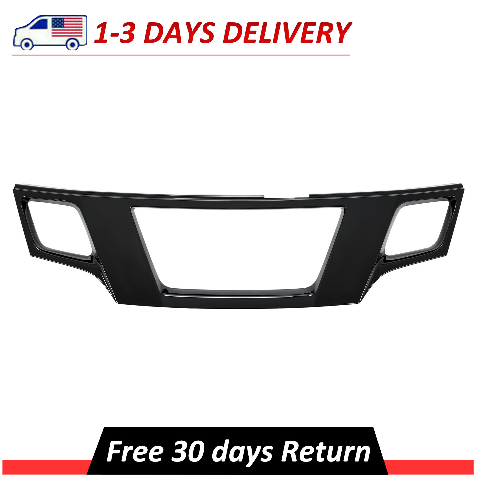For 2013-2021 Nissan NV200 New Front Grille Shell Molding Trim Black 62382-3LM0H For 2013-2021 Nissan NV200 New Front Grille Shell Molding Trim Black 62382-3LM0H