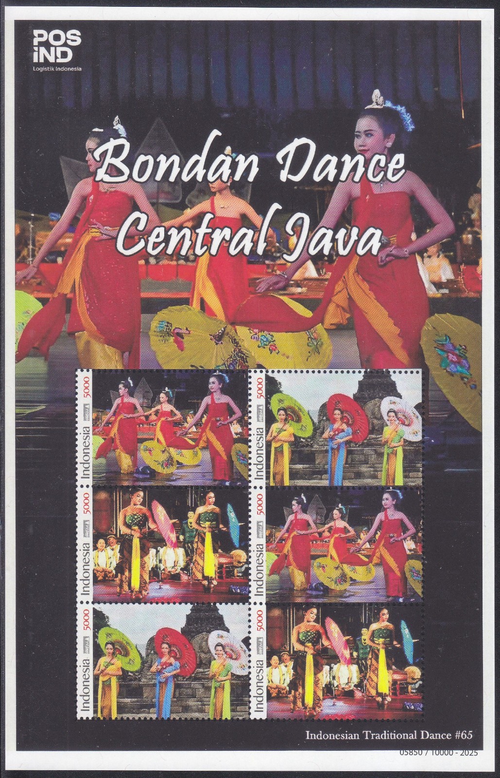 Indonesia Special 2025 Traditional Dance - Central Java - Bondan  (MS 65)