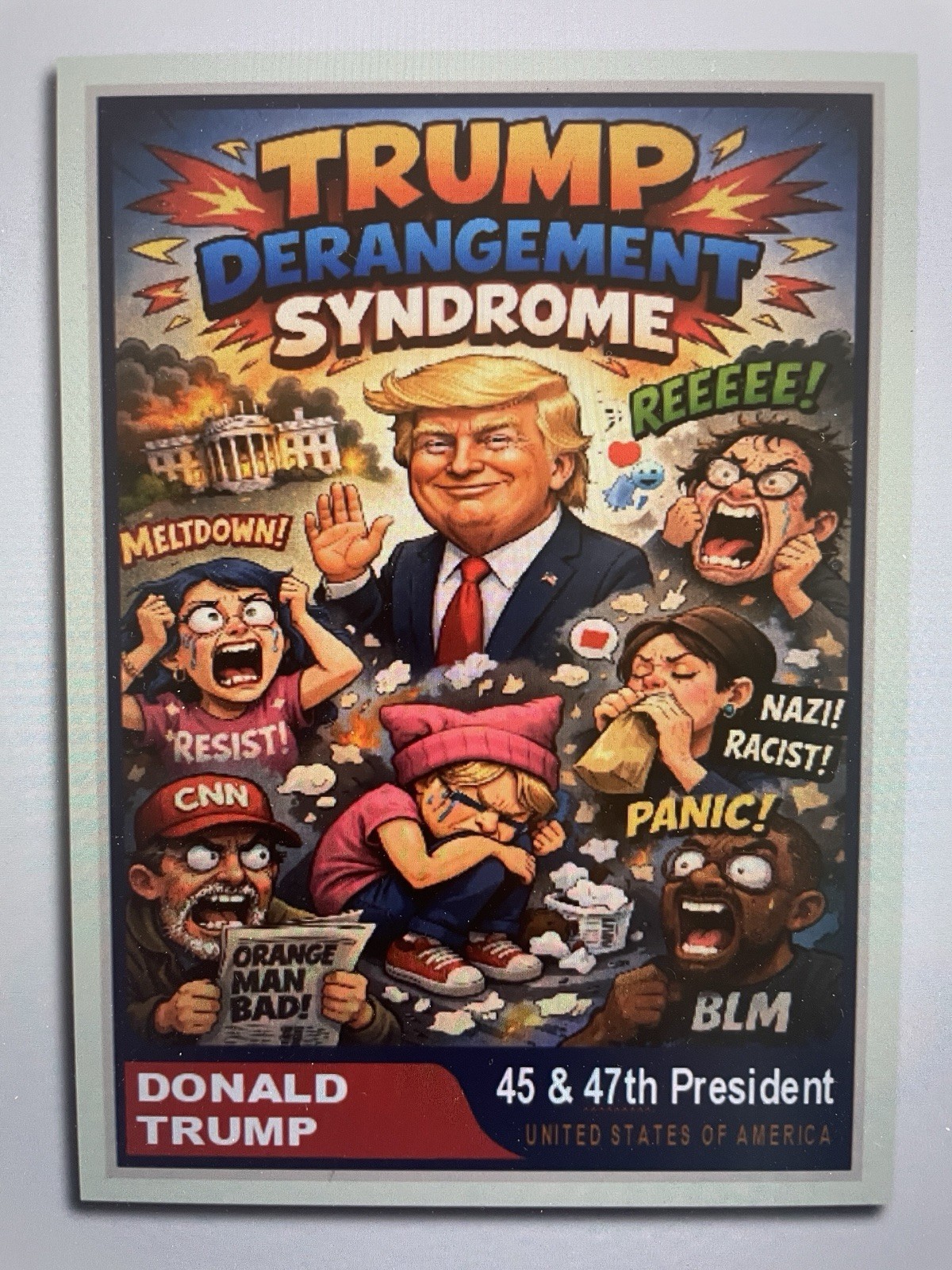 Donald Trump 2025”47“ Custom ACEO TDS Donald Trump 2025”47“ Custom ACEO TDS