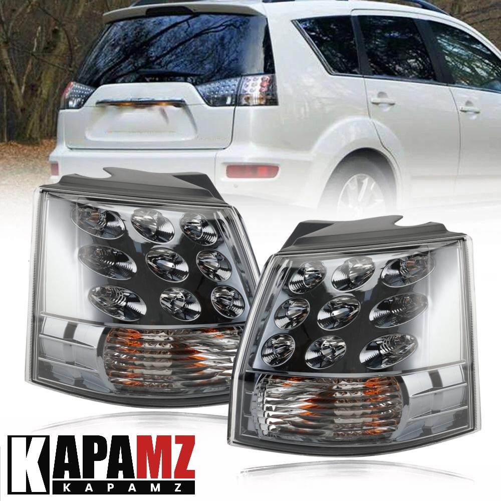 Pair Tail Light For Mitsubishi Outlander EX 2007-2013 Rear Brake Stop Lamp LH+RH
