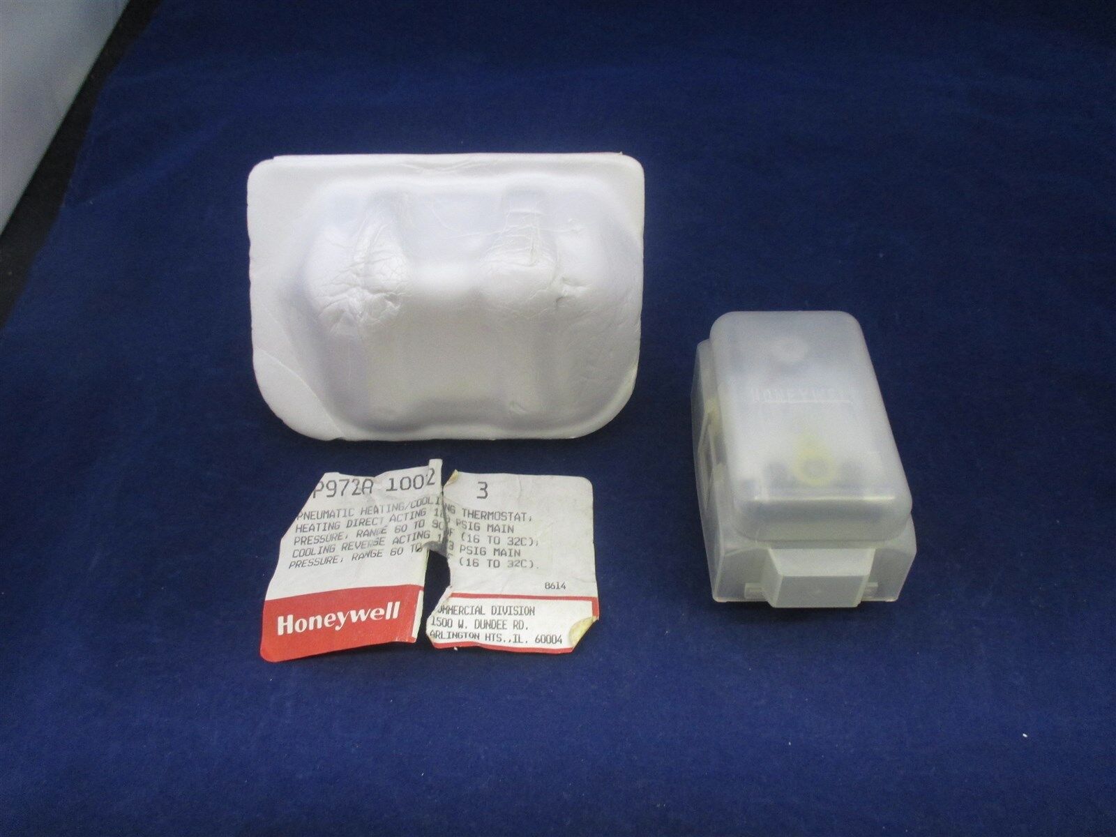 Honeywell TP972A-1002 3 Pneumatic Heating and Cooling Thermostat