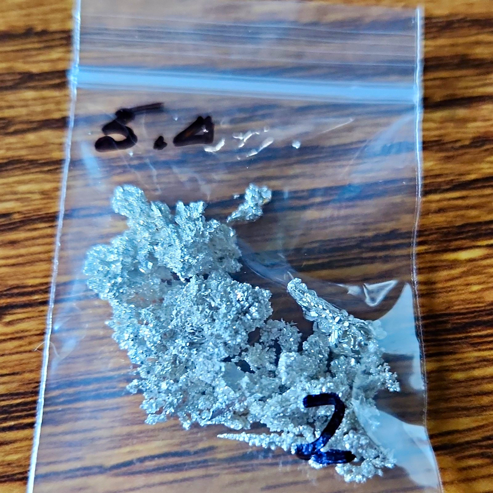 5.0 Grams .9999 Fine Crystallized Silver Very High Purity Purity And Quality. 5.0 Grams .9999 Fine Crystallized Silver Very High Purity Purity And Quality.