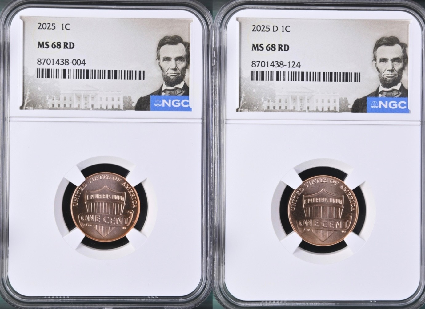 2025 P&D Lincoln Shield Cent 1C NGC MS68 RD Lincoln Label THE LAST REAL PENNY 2025 P&D Lincoln Shield Cent 1C NGC MS68 RD Lincoln Label THE LAST REAL PENNY