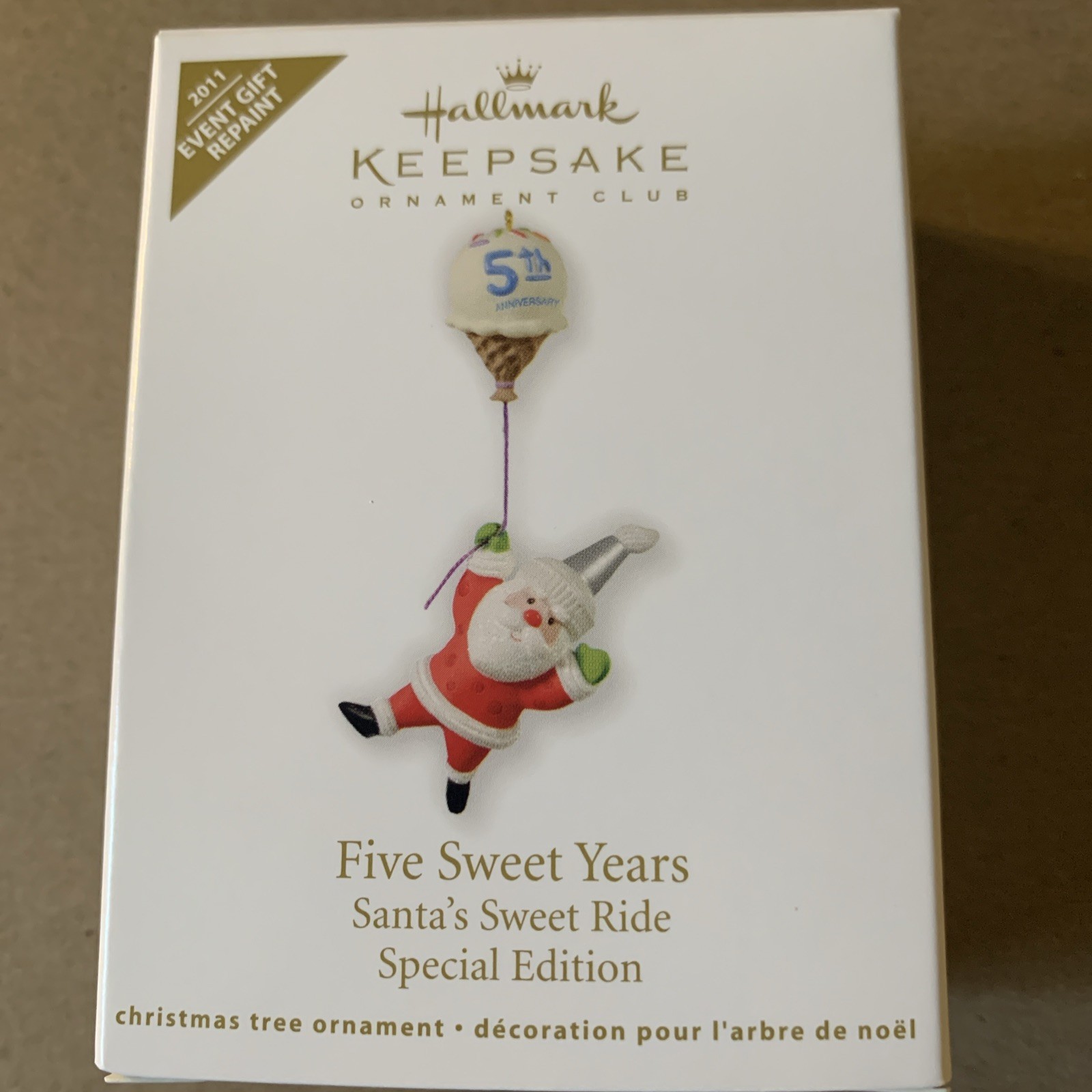 Hallmark Keepsake Five Sweet Years SPECIAL EDITION 2011 ornament NIB Hallmark Keepsake Five Sweet Years SPECIAL EDITION 2011 ornament NIB