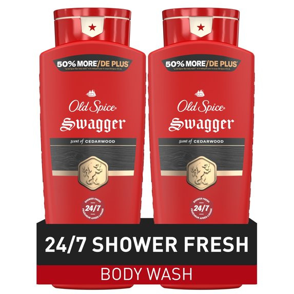 Men\'s Body Wash, Swagger Scent, 24 fl oz, 6 Ct, 3 Pack Men\'s Body Wash, Swagger Scent, 24 fl oz, 6 Ct, 3 Pack
