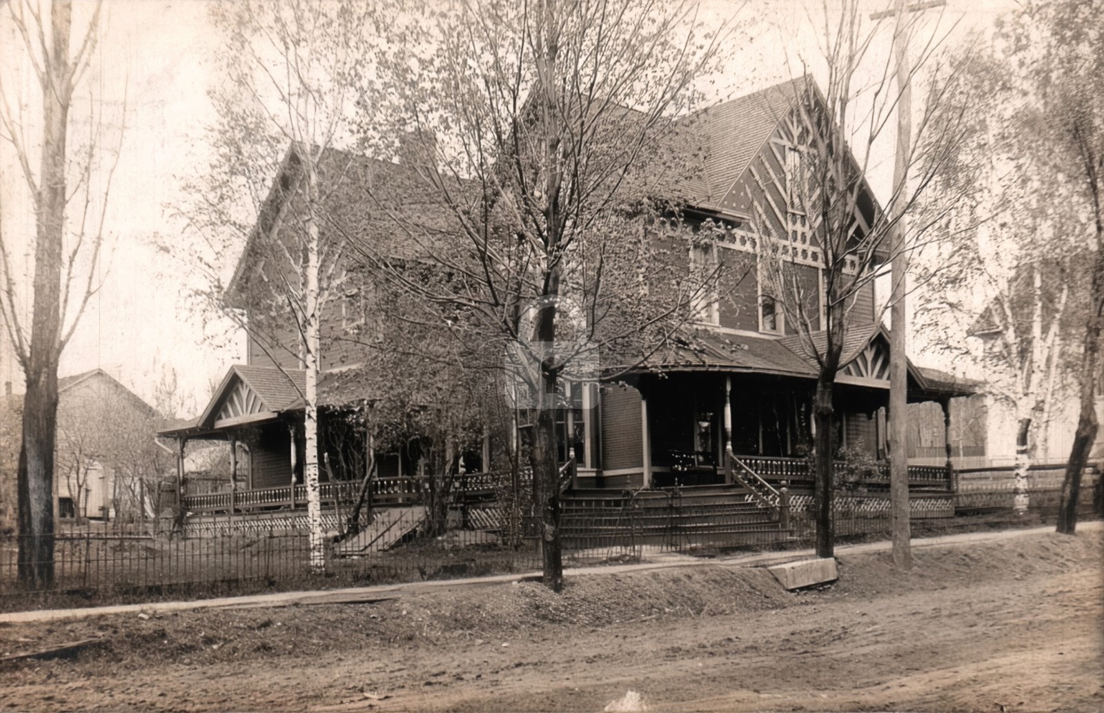 1907 Osceola Mills PA Uncle Alfreds\' House RPPC Photo Postcard COPY
