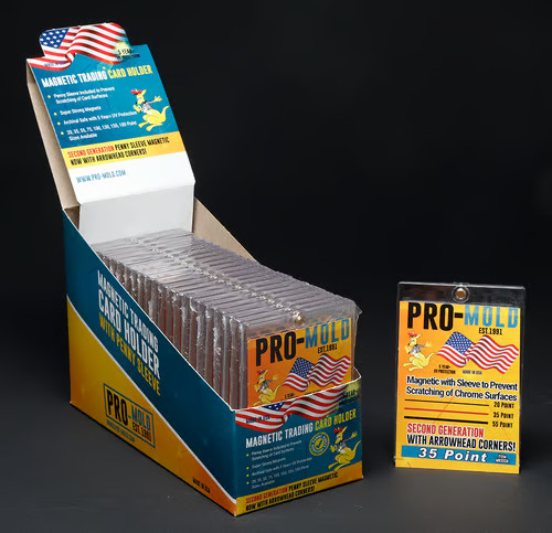 25x Pro Mold 35pt w/ Penny Sleeve Magnetic One Touch Card Holders MH35SA 2nd Gen 25x Pro Mold 35pt w/ Penny Sleeve Magnetic One Touch Card Holders MH35SA 2nd Gen