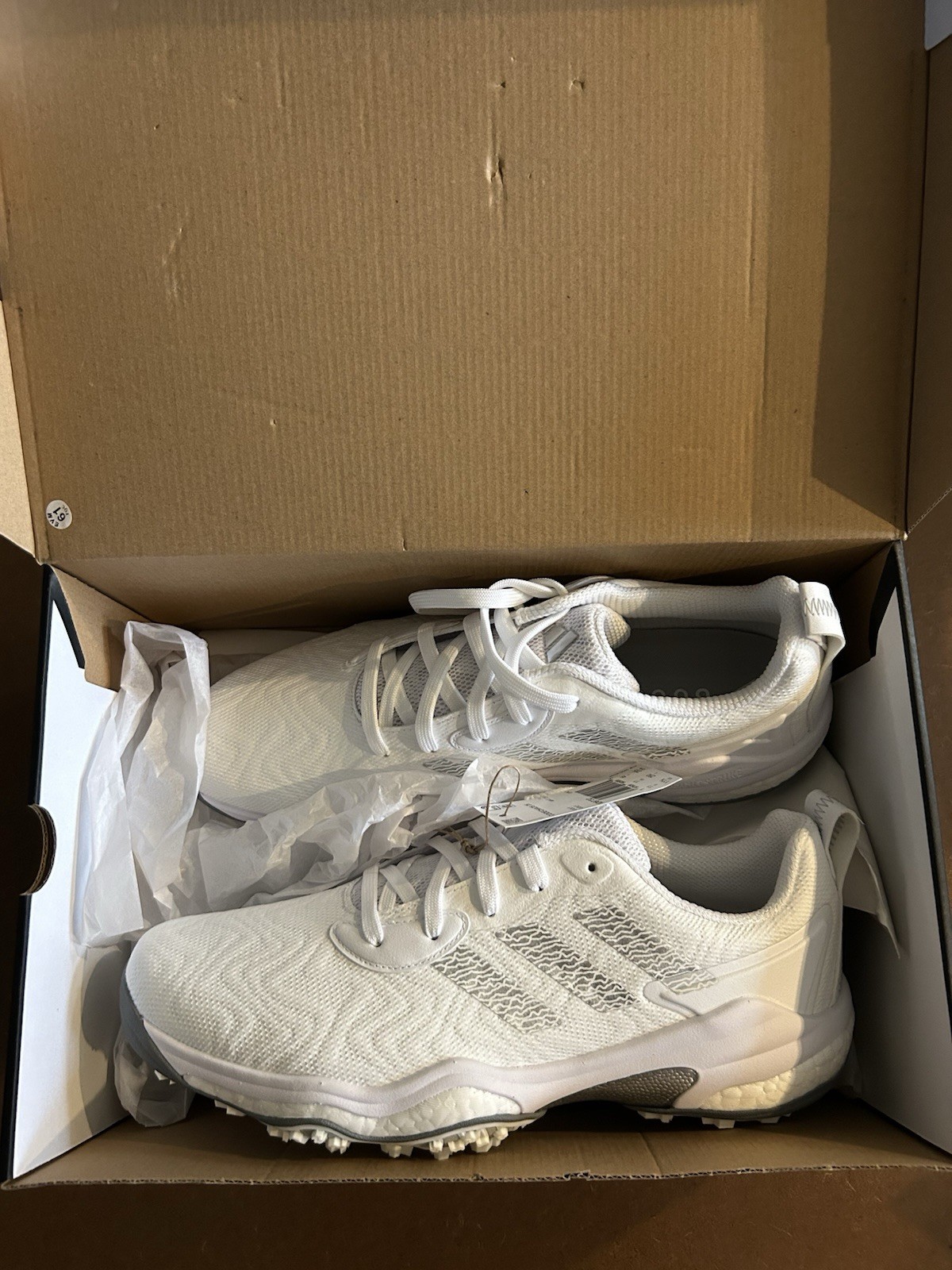 Adidas Code Chaos 25 Men’s Golf Shoes Spikeless White/Gray US 11.5 M
