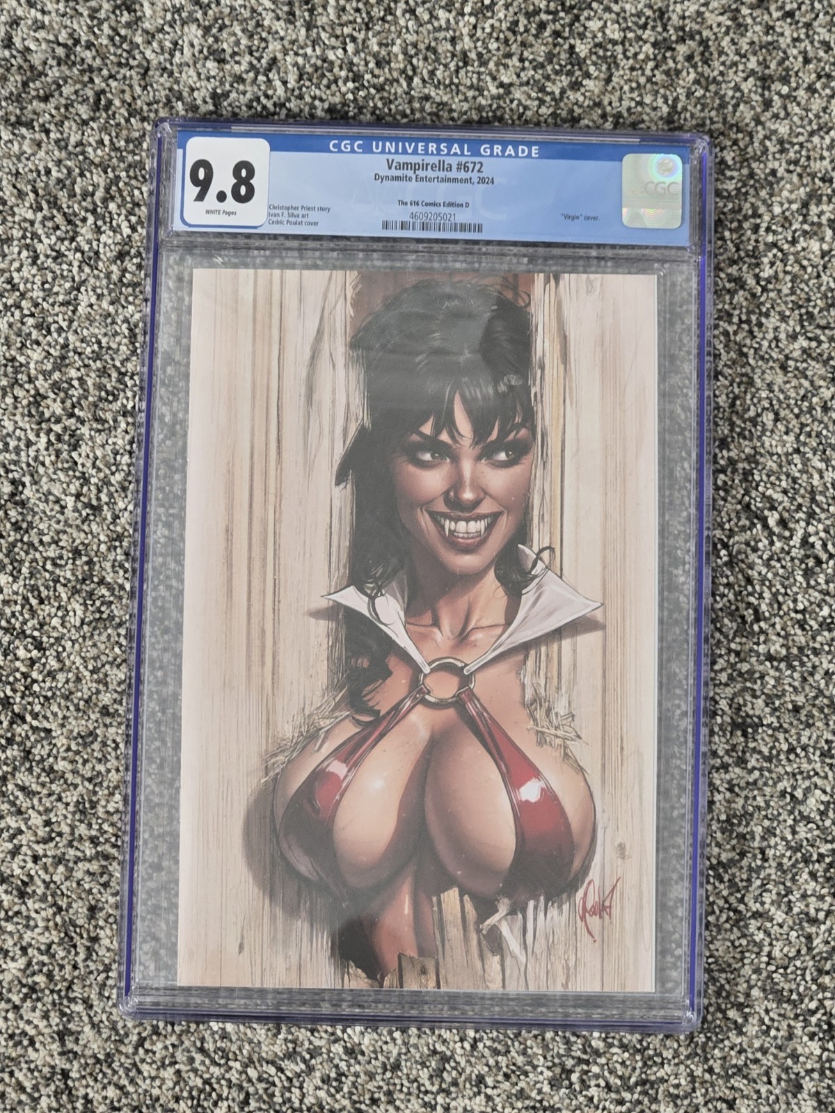 Vampirella #672 (Dynamite, 2024) CGC 9.8 616 Comics Cedric Poulat Very Rare 🔑 Vampirella #672 (Dynamite, 2024) CGC 9.8 616 Comics Cedric Poulat Very Rare 🔑