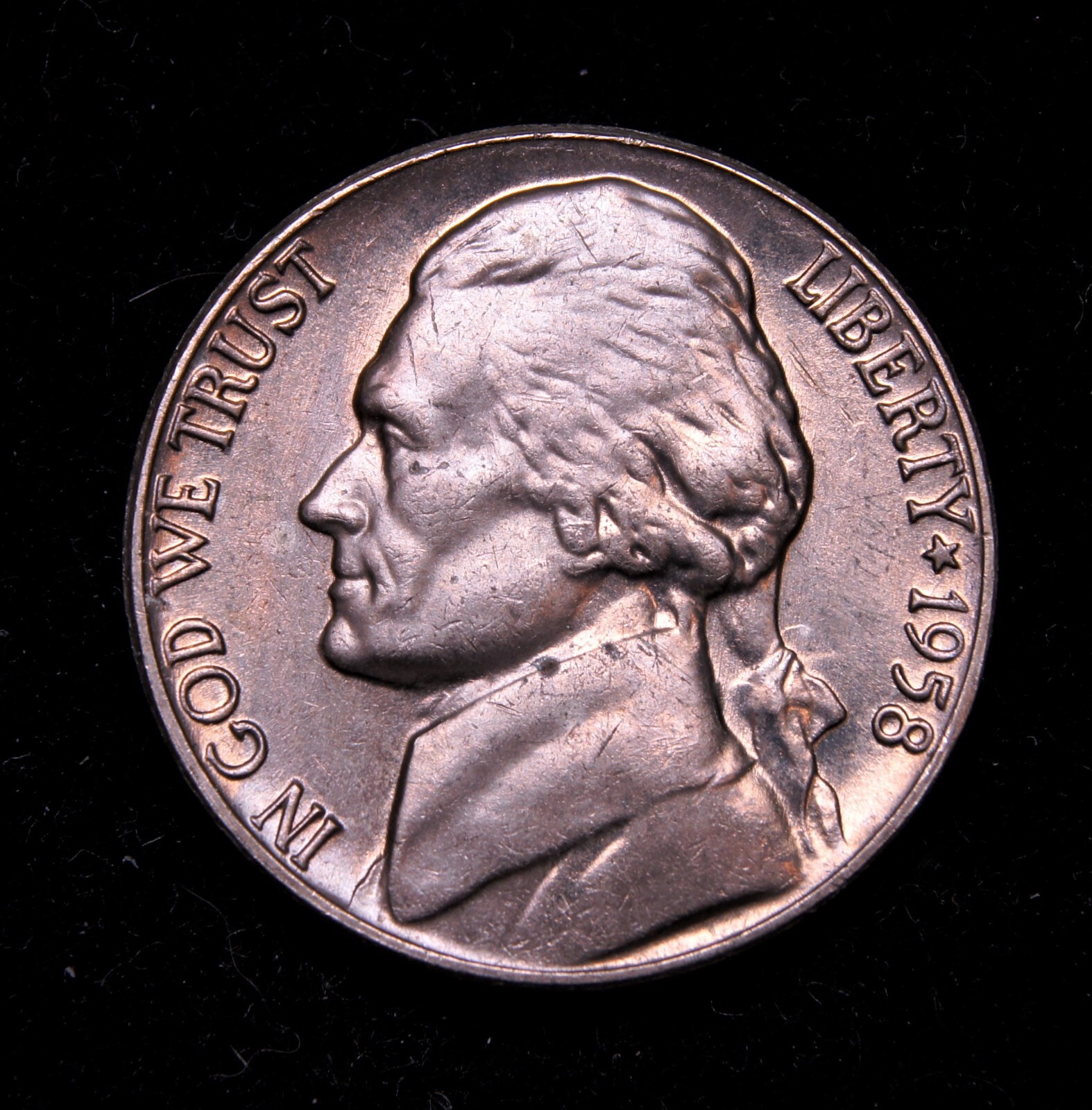 1958 Jefferson Nickel  BU Full Steps