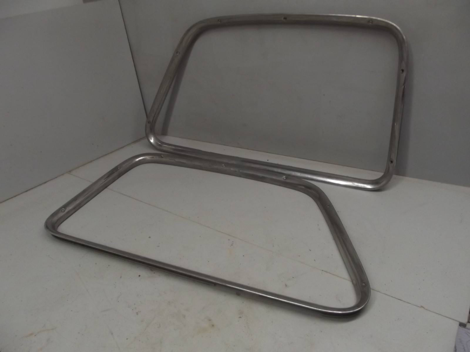 Vintage 1951 - 1954 Chevrolet GM Truck Door Window Trim Molding stainless deluxe