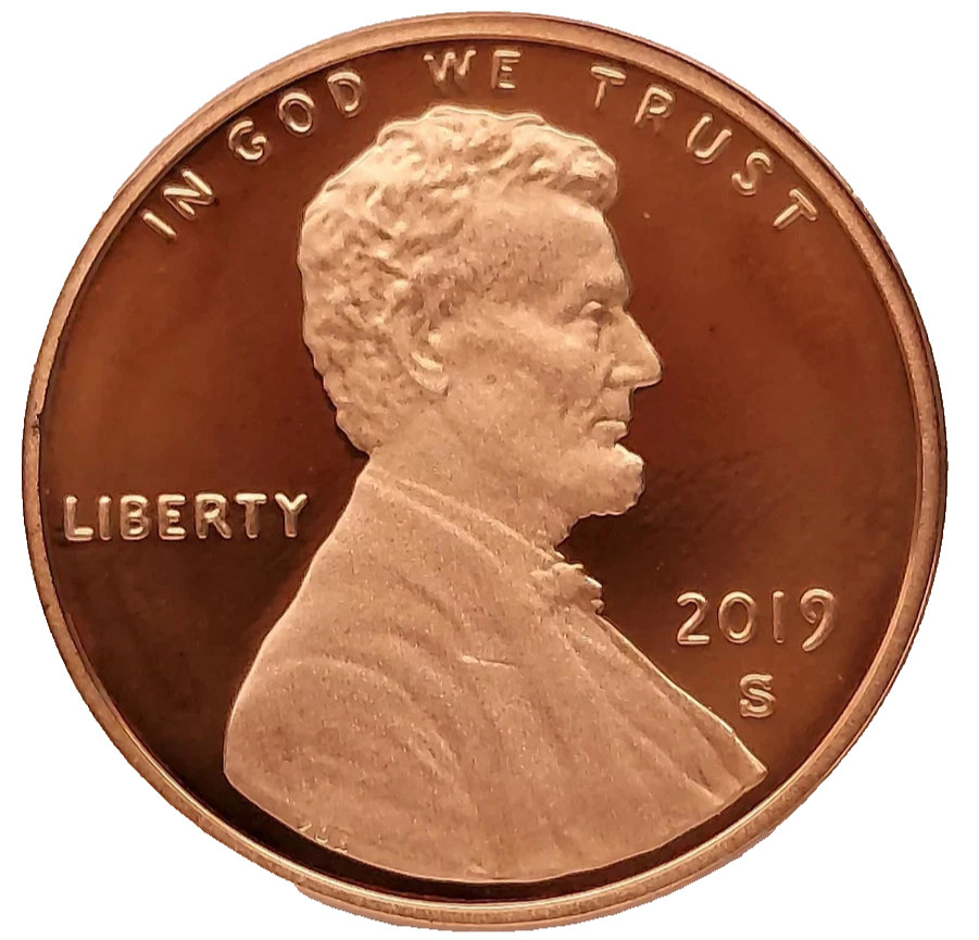 2019-S Proof Lincoln Cent 2019-S Proof Lincoln Cent
