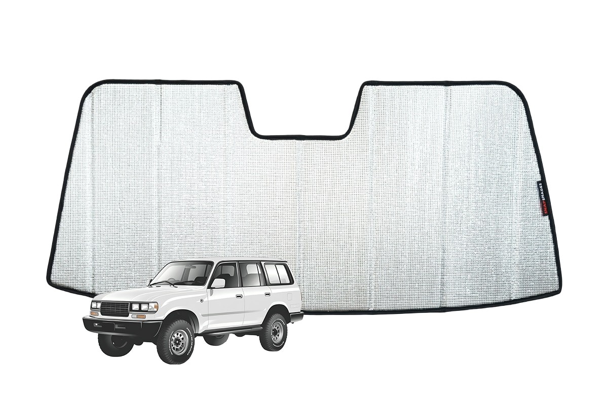 Genuine SNAPSHADES Front Windscreen Sun Shade for Toyota LandCruiser 80 Serie...