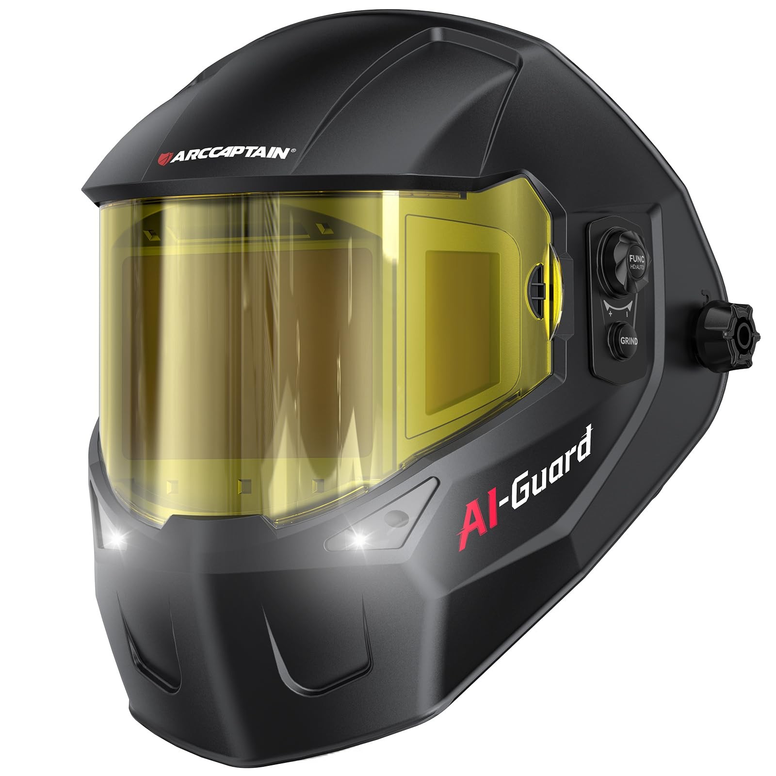 ARCCAPTAIN Intelligent Auto-Shade Welding Helmet True Color 180° Panoramic LED