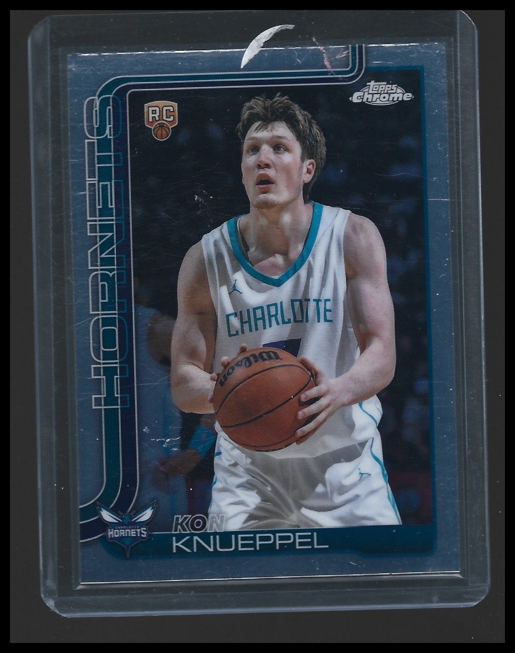 2025-26 Topps Chrome #254 Kon Knueppel 2025-26 Topps Chrome #254 Kon Knueppel