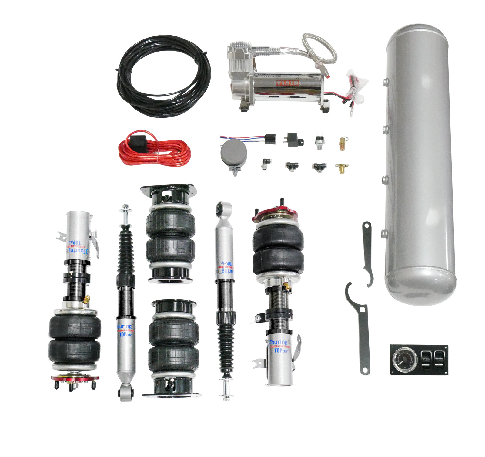 TOPair Air Strut Bag Suspension w/VITAL Managment for 05+ 300/Charger Challenger TOPair Air Strut Bag Suspension w/VITAL Managment for 05+ 300/Charger Challenger