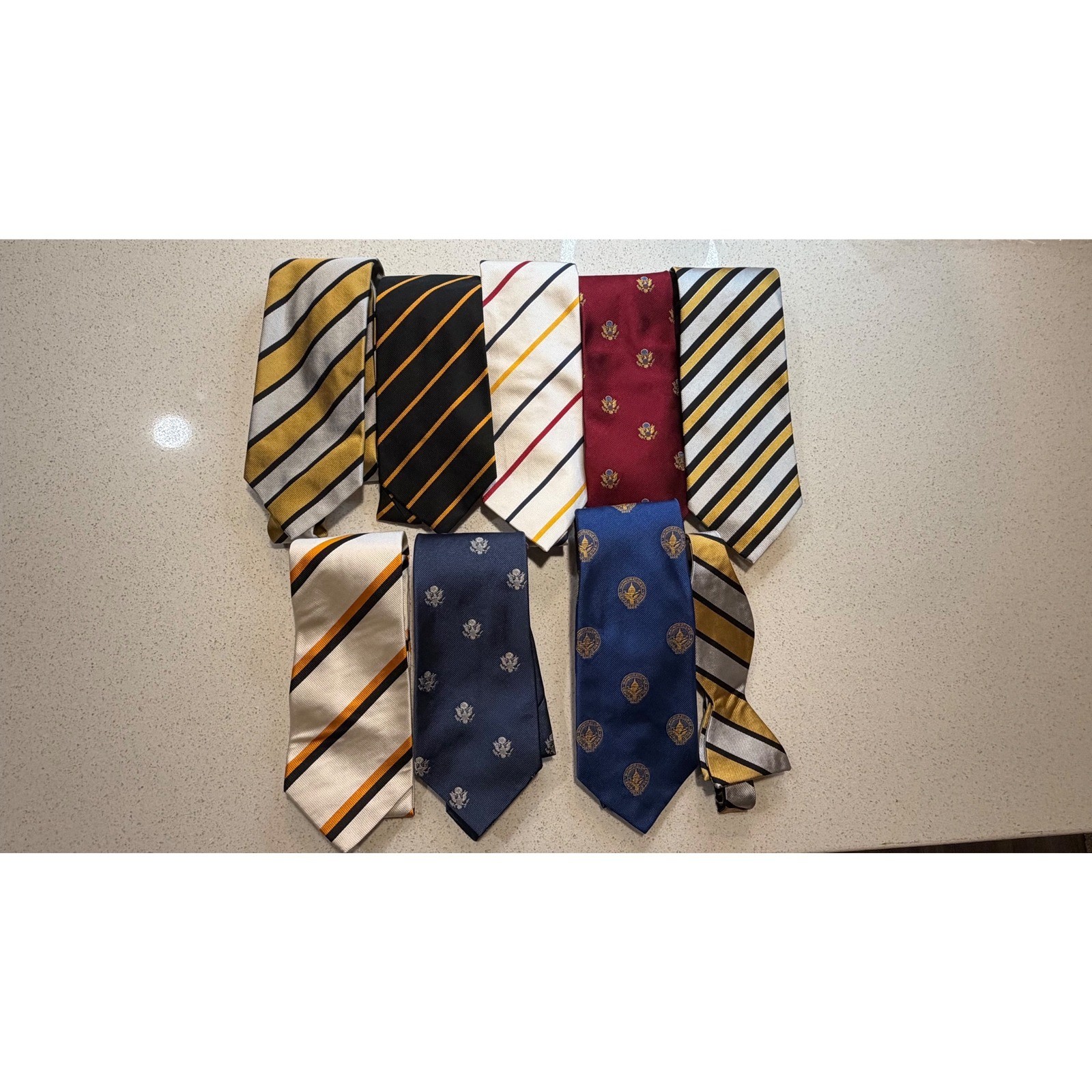 Ben Silver Charleston Silk Tie Bundle Mens Lot of 8 100% silk made in England Ben Silver Charleston Silk Tie Bundle Mens Lot of 8 100% silk made in England