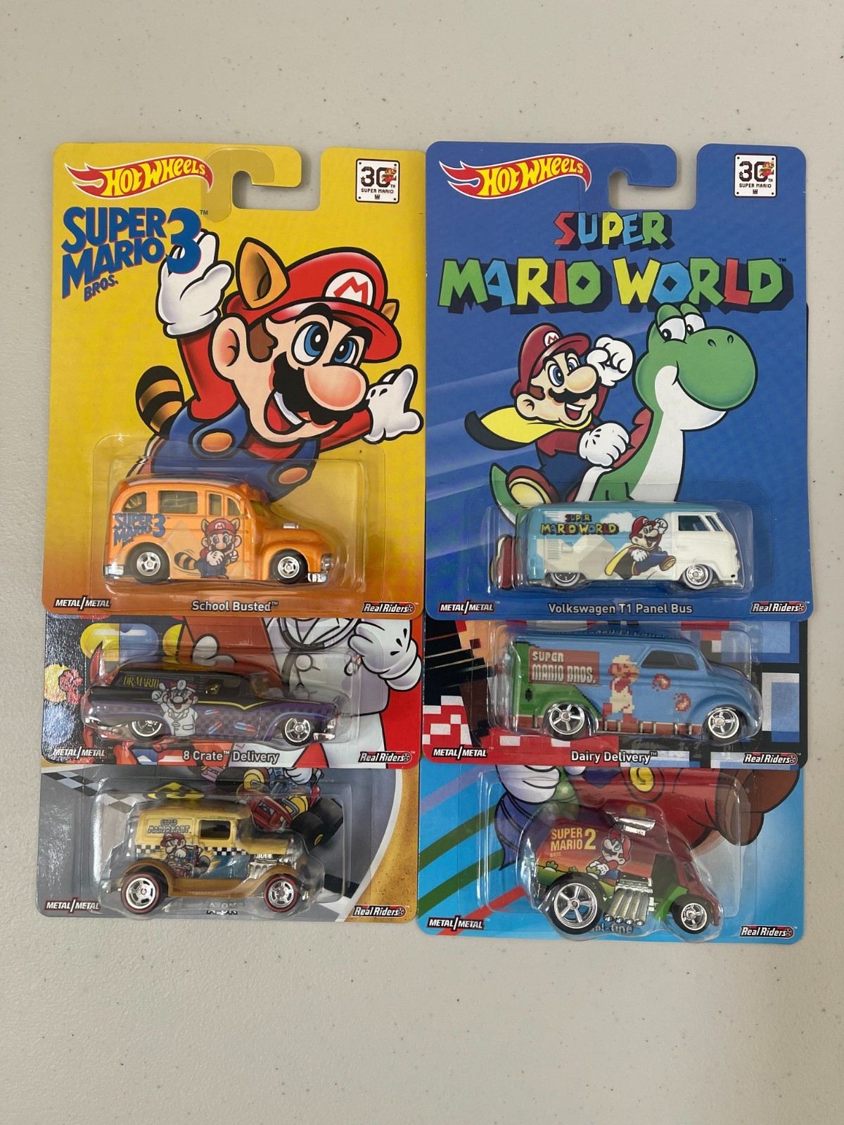 HOT WHEELS 2015 SUPER MARIO BROTHERS PC: SET (PC#20)